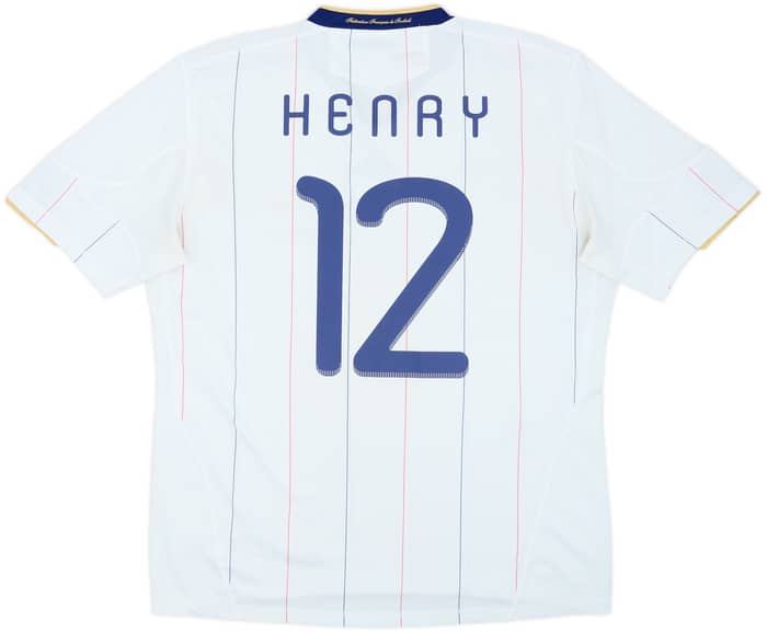 2009-10 France Away Shirt Henry #12 - 6/10 - (L)