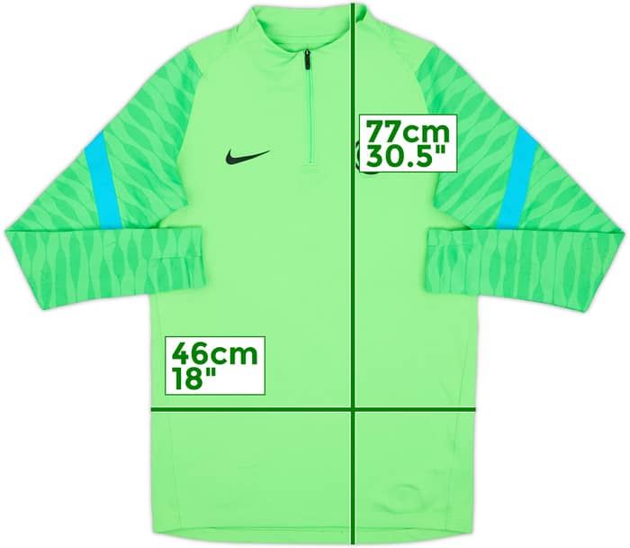 2021-22 Inter Milan Nike 1/4 Zip Drill Top - 7/10 - (S)