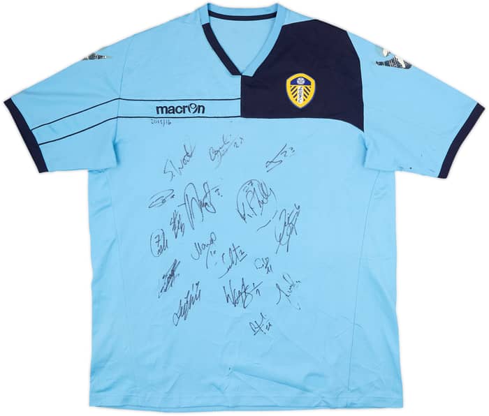 2013-14 Leeds Macron Signed Training Shirt - 4/10 - (XL)
