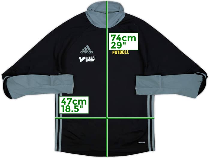 2018-19 Sweden Fotbollsskola adidas Drill Top - 8/10 - (S)