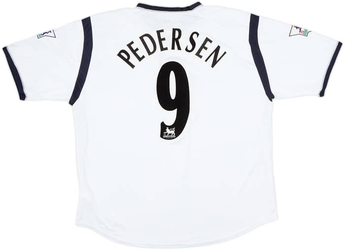 2001-03 Bolton Home Shirt Pedersen #9 - 8/10 - (XL)