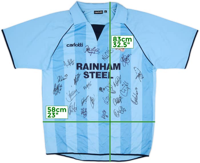 2008-09 Scunthorpe Squad Signed Third Shirt - 6/10 - (XL)