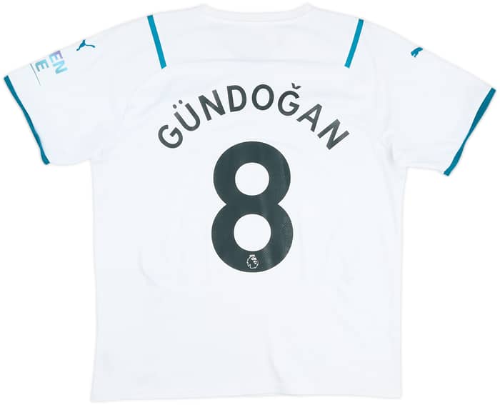 2021-22 Manchester City Away Shirt Gundogan #8 - 6/10 - (L)