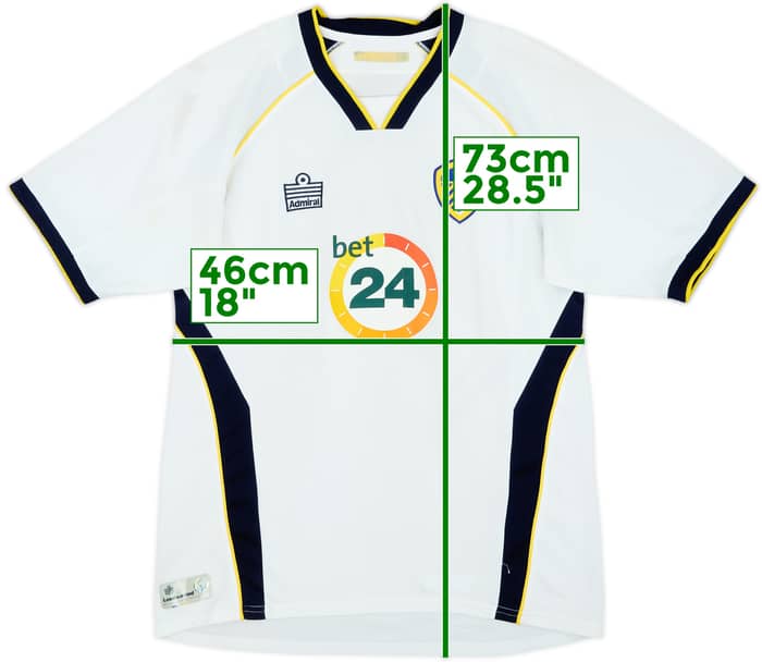 2006-07 Leeds United Home Shirt - 5/10 - (XL.Boys)