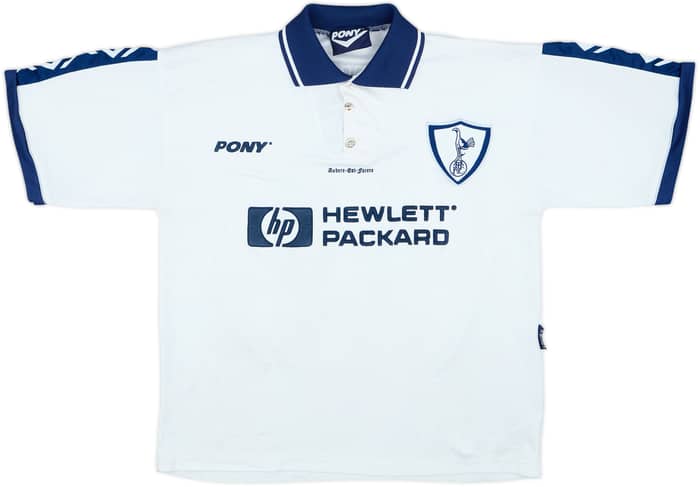 1995-97 Tottenham Home Shirt Sheringham #10 - 7/10 - (L)