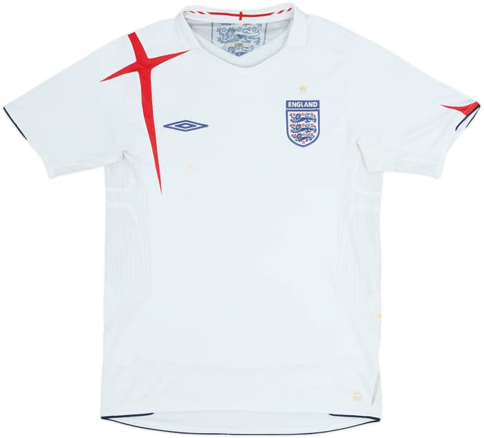 2005-07 England Home Shirt - 5/10 - (S)