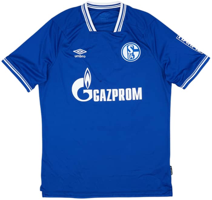 2020-21 Schalke Home Shirt Burgstaller #19 - 5/10 - (L)