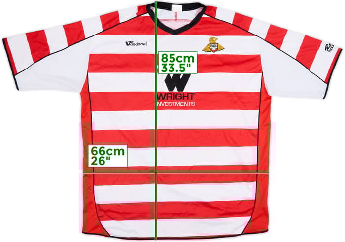 2007-08 Doncaster Rovers Home Shirt - 8/10 - (4XL)