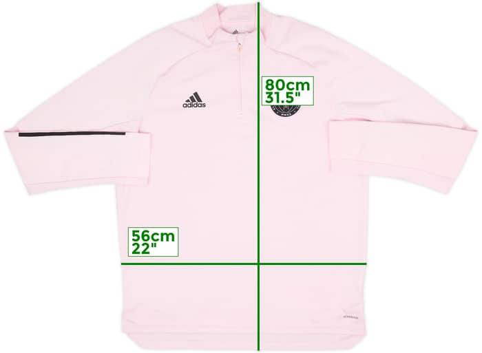 2019-20 Inter Miami adidas 1/4 Zip Training Top - 6/10 - (XL)