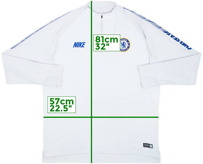 2019-20 Chelsea Nike 1/4 Zip Training Top - 4/10 - (XL)