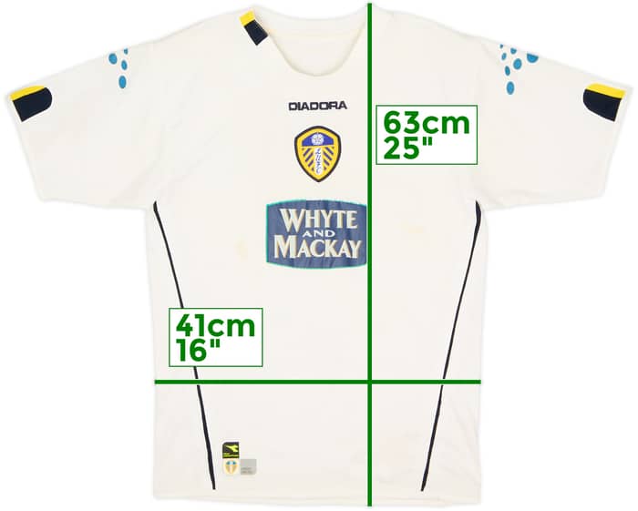 2004-05 Leeds United Home Shirt - 4/10 - (XL.Boys)