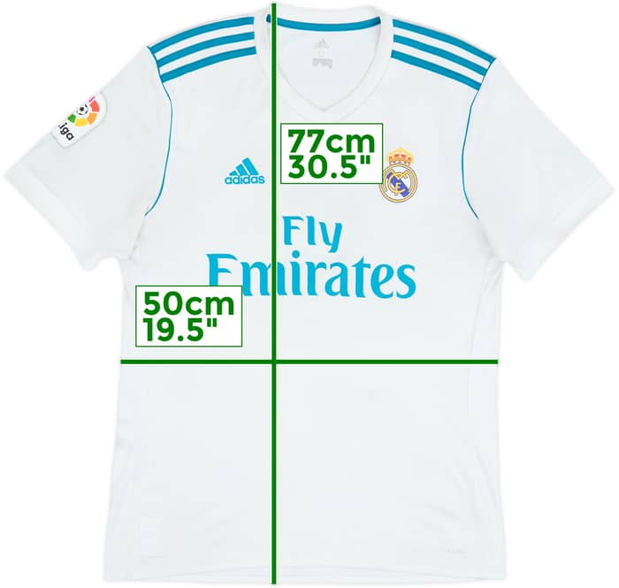 2017-18 Real Madrid Home Shirt - 4/10 - (M)