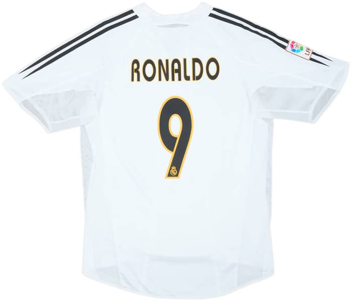 2004-05 Real Madrid Player Issue Home Shirt Ronaldo #9 - 8/10 - (L)