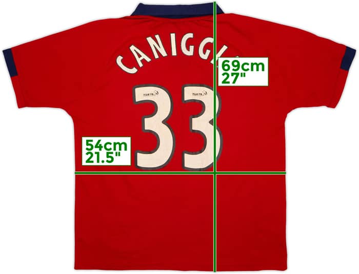 2000-01 Dundee FC Away Shirt Caniggia #33 - 6/10 - (M)