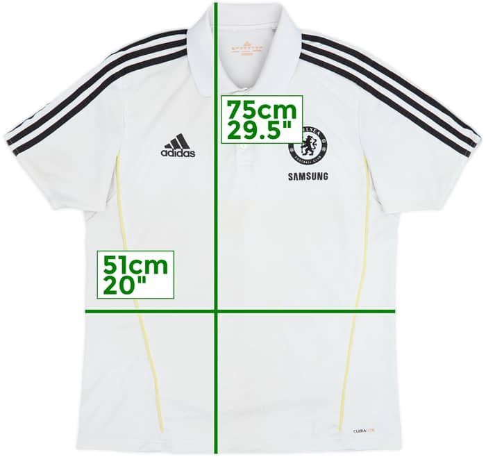 2011-12 Chelsea adidas Polo Shirt - 5/10 - (L)