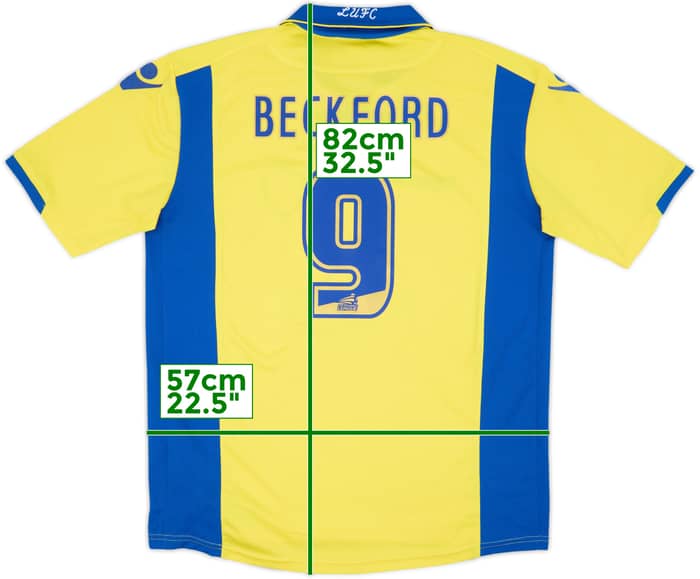 2009-10 Leeds United Away Shirt Beckford #9 - 6/10 - (L)