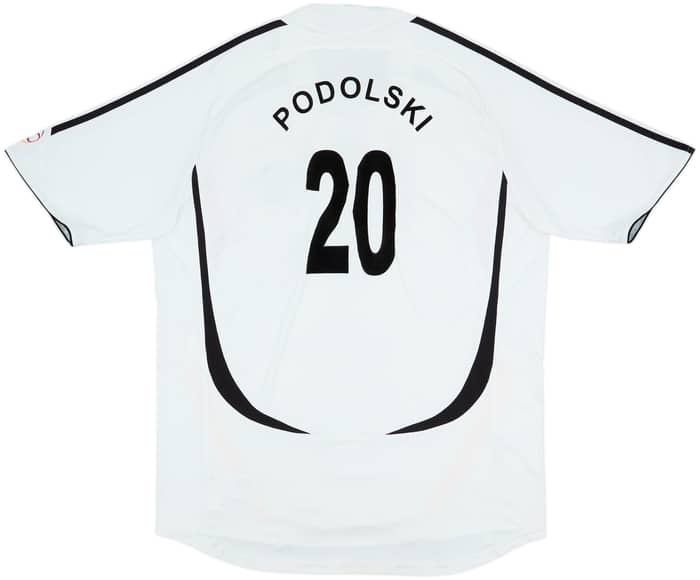 2005-07 Germany Home Shirt Podolski #20 - 7/10 - (XL)