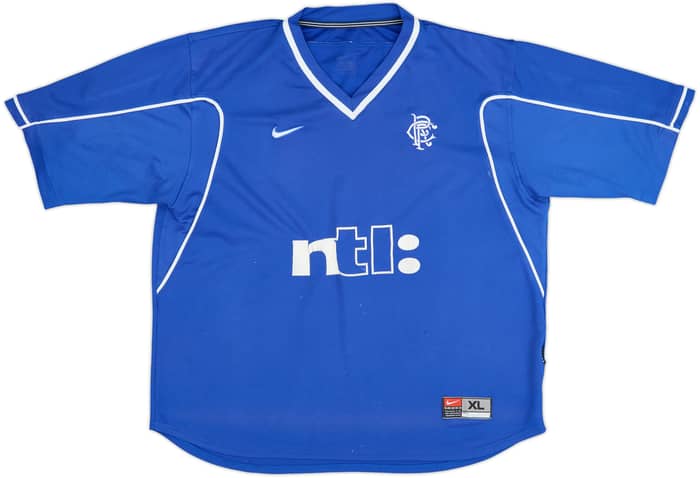 1999-01 Rangers Home Shirt - 5/10 - (XL)