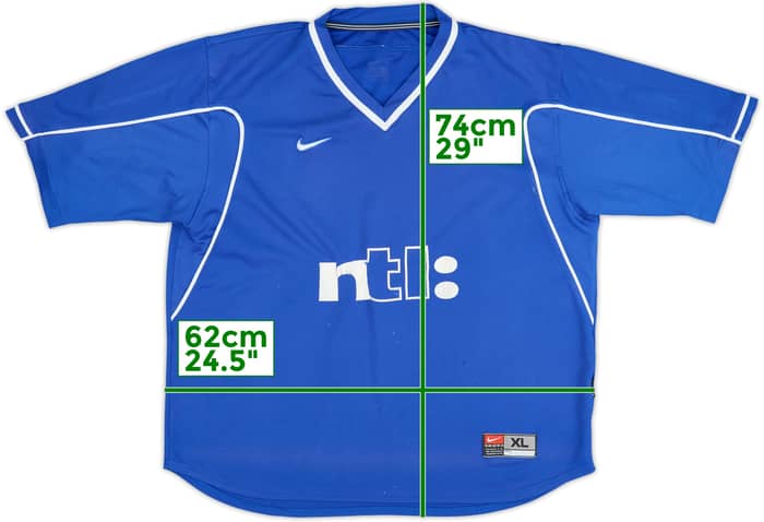1999-01 Rangers Home Shirt - 5/10 - (XL)