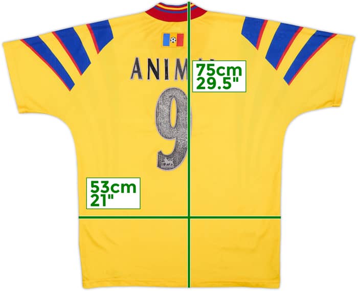 1996-98 Romania Home Shirt Animal #9 - 5/10 - (L)