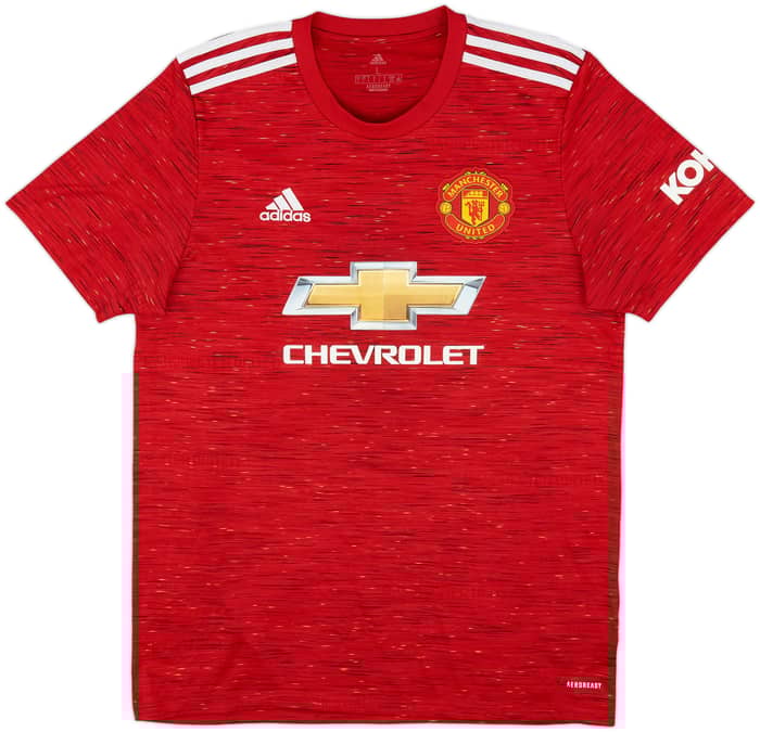 2020-21 Manchester United Home Shirt Pogba #6 - 7/10 - (L)