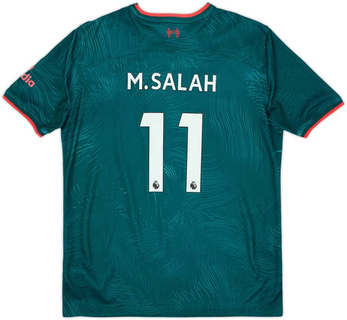 2022-23 Liverpool Third Shirt M.Salah #11 - 8/10 - (13-15 Years)