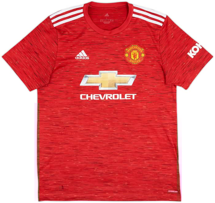 2020-21 Manchester United Home Shirt B.Fernandes #18 - 5/10 - (L)