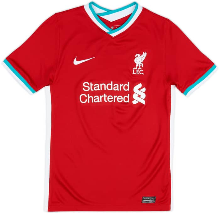2020-21 Liverpool Home Shirt M.Salah #11 - 9/10 - (M.Boys)