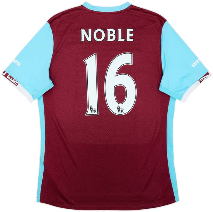 2016-17 West Ham Home Shirt Noble #16 - 7/10 - (L)