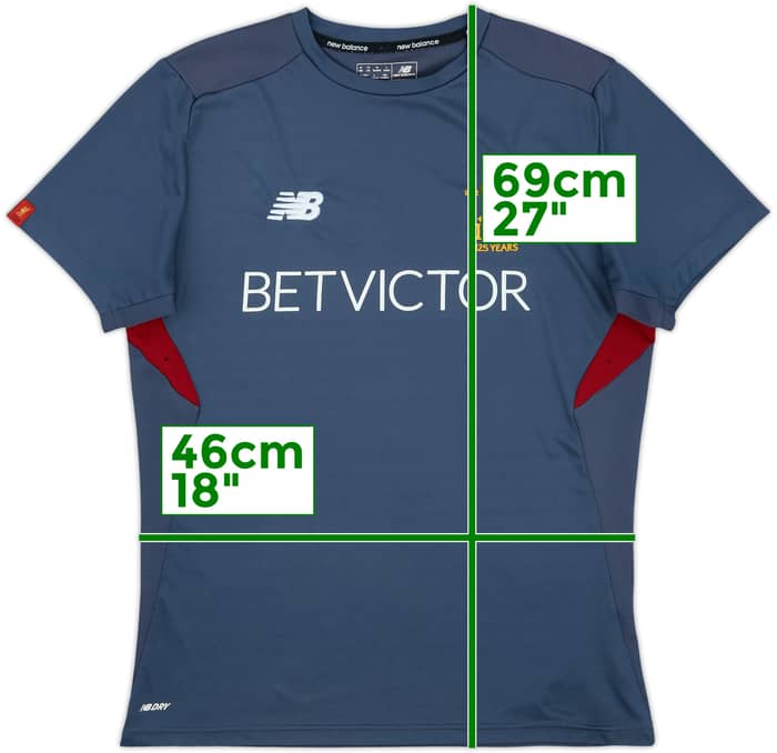 2017-18 Liverpool New Balance Training Shirt - 7/10 - (M)