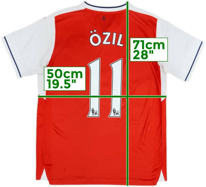 2016-17 Arsenal Home Shirt Ozil #11 - 5/10 - (15-16 Years)