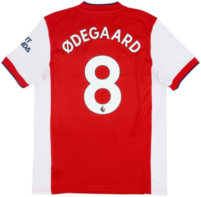 2021-22 Arsenal Home Shirt Odegaard #8 - 7/10 - (L)