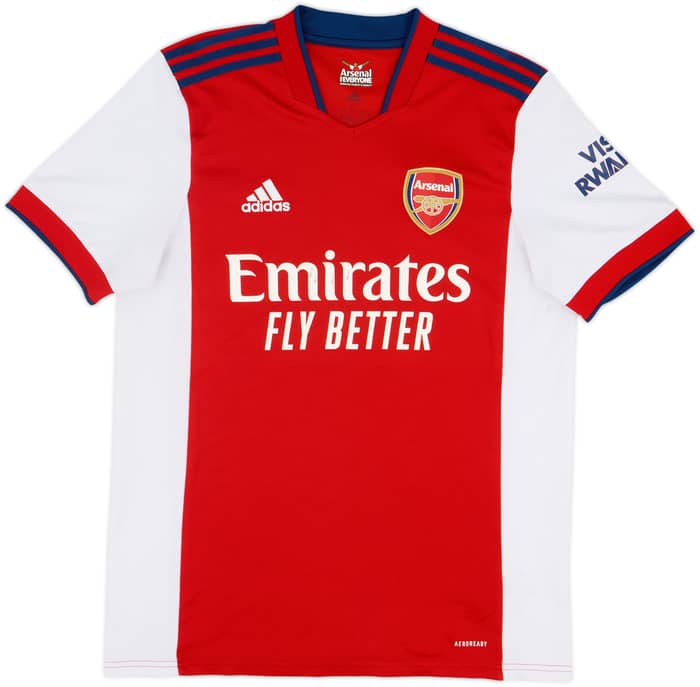2021-22 Arsenal Home Shirt Odegaard #8 - 7/10 - (L)