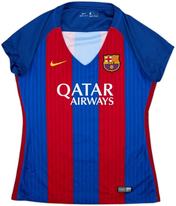 2016-17 Barcelona Home Shirt Messi #10 - 7/10 - (Women's M)