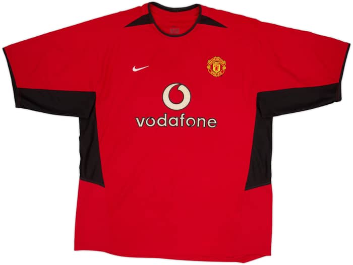 2002-04 Manchester United Home Shirt Ferdinand #6 - 6/10 - (XL)