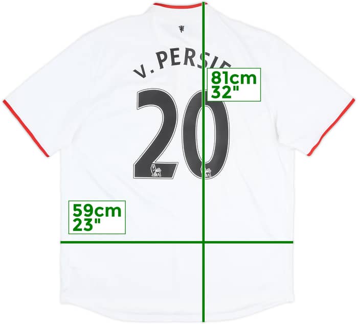 2012-14 Manchester United Away Shirt v.Persie #20 - 7/10 - (XL)