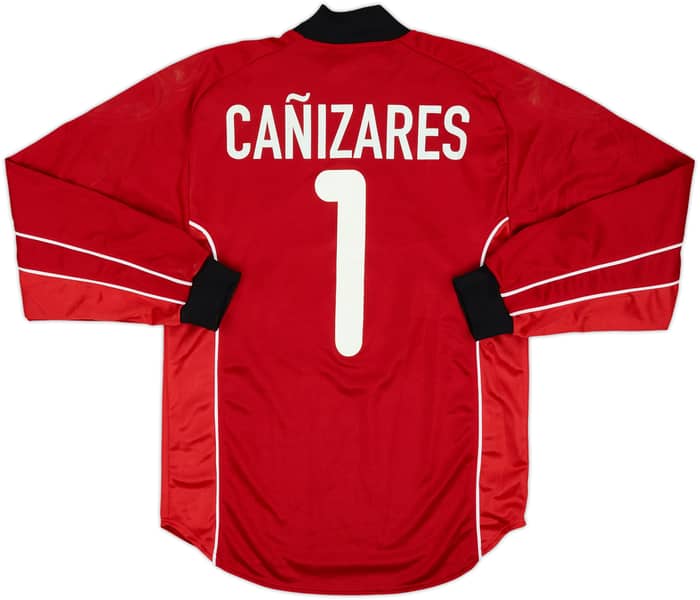 2001-02 Valencia GK Shirt Canizares #1 - 7/10 - (S)