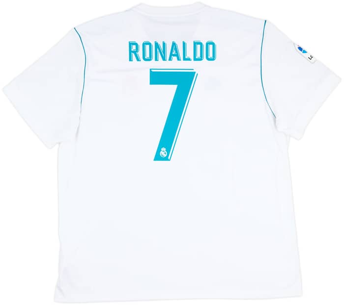 2017-18 Real Madrid Home Shirt Ronaldo #7 - 10/10 - (XXL)