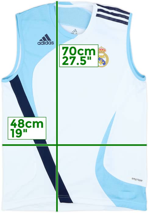 2007-08 Real Madrid adidas Formotion Training Vest - 8/10 - (M)