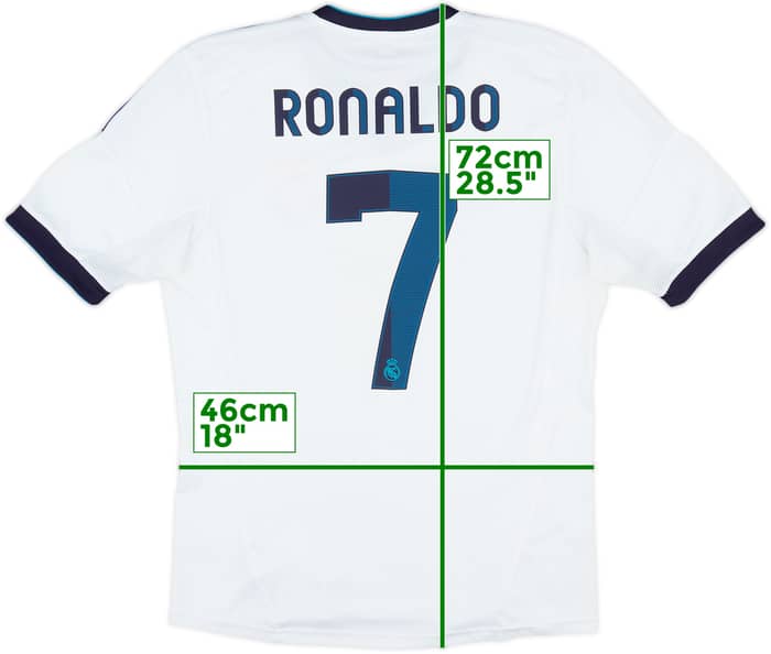 2012-13 Real Madrid Home Shirt Ronaldo #7 - 6/10 - (M)