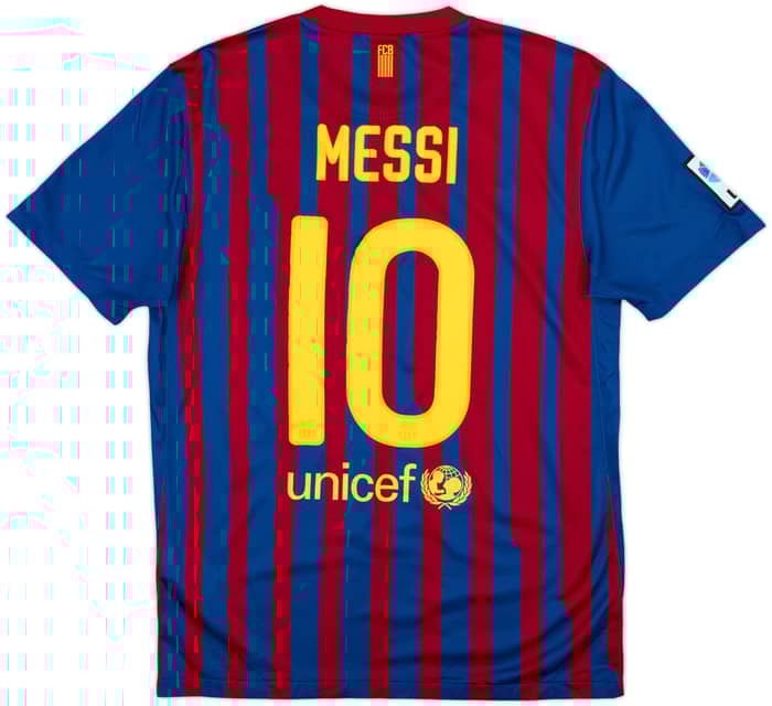 2011-12 Barcelona Home Shirt Messi #10 - 6/10 - (M)