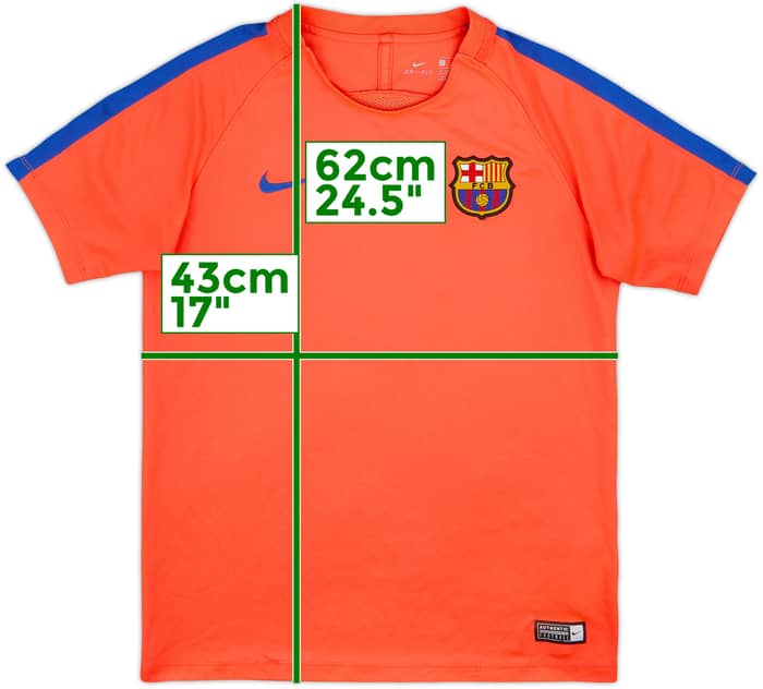 2016-17 Barcelona Nike Training Shirt - 8/10 - (L.Boys)