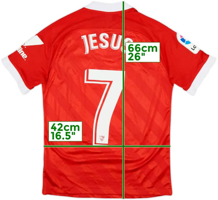 2020-21 Sevilla Away Shirt Jesus #7 - 8/10 - (S)