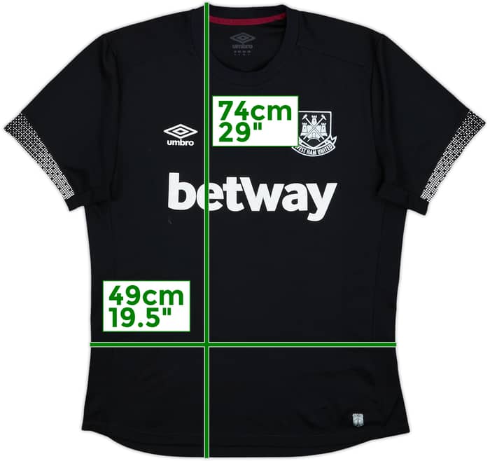 2015-16 West Ham Umbro Training Shirt - 5/10 - (Women's L)