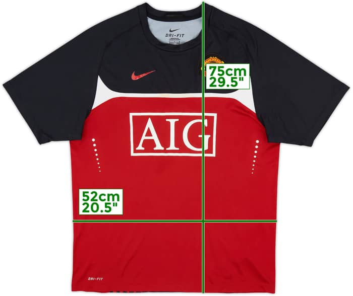 2010-11 Manchester United Nike Training Shirt - 6/10 - (L)
