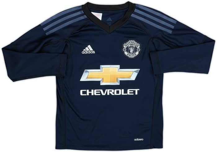 2017-18 Manchester United GK Shirt De Gea #1 - 6/10 - (S.Boys)