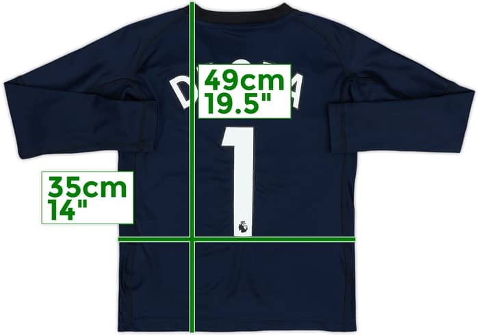 2017-18 Manchester United GK Shirt De Gea #1 - 6/10 - (S.Boys)