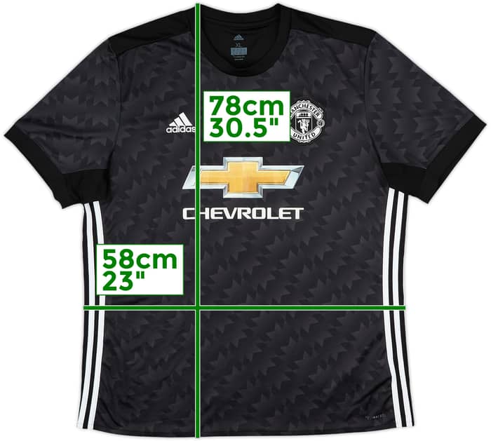 2017-18 Manchester United Away Shirt - 4/10 - (XL)