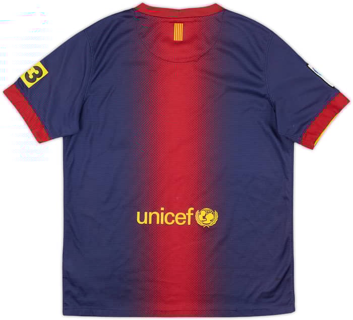 2012-13 Barcelona Home Shirt - 6/10 - (L.Boys)