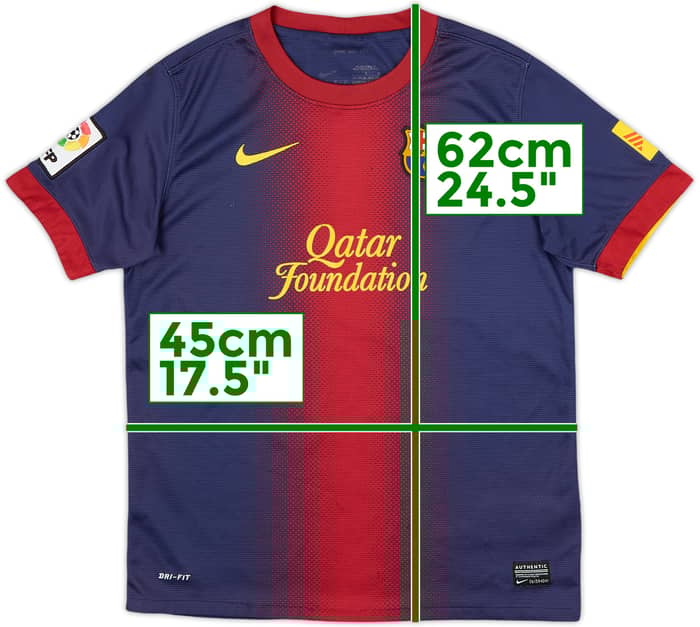 2012-13 Barcelona Home Shirt - 6/10 - (L.Boys)